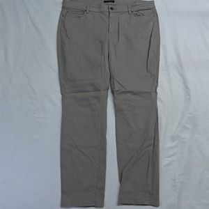 Ann Taylor‎ 16 Curvy Fit Skinny Gray Stretch Denim Jeans